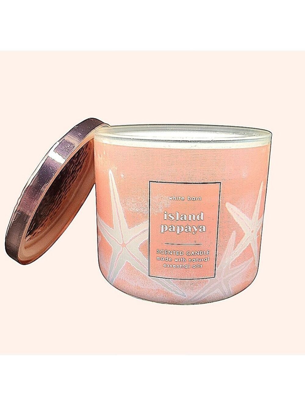ISLAND PAPAYA 3-WICK CANDLE BY BATH & BODY WORKS